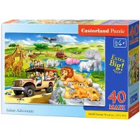 Castorland Puslespil 40 maxi - Safari Adventure CASTOR