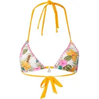 Banana Moon Bikinioverdel mørkegrøn / orange / lys pink / hvid