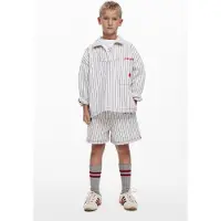 Desigual Bukser rød / sort / hvid