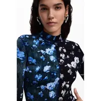 Desigual Shirts blå / sort