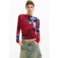 Desigual Shirts 'Daisy' mørkeblå / rød / burgunder / uldhvid