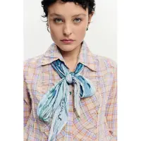 Desigual Sjal jade / mørkegrøn / hvid
