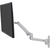 Ergotron LX - Monteringssæt (monitorarm) - for LCD display - aluminium - hvid - skærmstørrelse: op til 34 - vægmonterbar