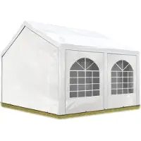 Sonstiges 4x5m, Partytelt, PE-teltdug, hvid