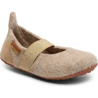 Bisgaard Ballerina Hjemmesko - Uld - Ballet - Nougat - - 34 - Hjemmesko