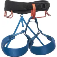 Black Diamond - Klatreseler - M Momentum Harness Kingfisher til Unisex - Størrelse L - Blå