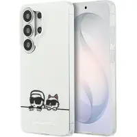 Karl Lagerfeld Samsung Galaxy S26 Ultra IML Karl&Choupette Peekaboo Logo magnetisk cover - hvid