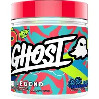Ghost , Legend Træningsforberedelse, Blå Rasbær, 22,8 oz (645 g)