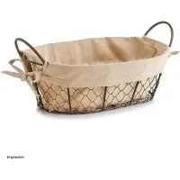 Zeller brødkurv/kurv til brød, bagværk og frugt COUNTRY STYLE 30x21x11 cm