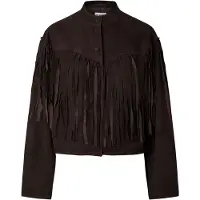 Pieces Pcrodeo Suede Leather Jakke