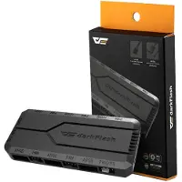 Darkflash RC2, Ventilator controller, Grå, 4-polet