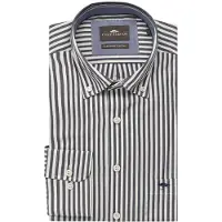 FYNCH-HATTON Skjorte navy / hvid