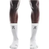 ON - Trail running tøj - Performance Run Sock High White Glacier til UnisexUld - Størrelse L - Hvid