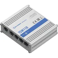 Teltonika TSW110 L2 Unmanaged Ethernet Switch (TSW110000000 / Standard package with EU PSU)