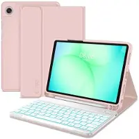Tech-Protect Samsung Galaxy Tab A9+/A11+ SmartCase Pen Bluetooth-tastaturetui - Pink