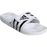 Adidas Pantoletter 'Adissage' sort / hvid