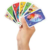 Mattel Games Uno Pixar Card Game med 112 kort och instruktioner bra leksak för barn 7 år och äldre