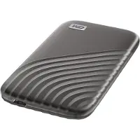 Western Digital WD My Passport SSD WDBAGF0040BGY - SSD - krypteret - 4 TB - ekstern (bærbar) - USB 3.2 Gen 2 (USB-C stikforbindelse) - 256-bit AES - grå