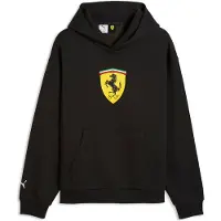 Puma Ferrari Coloured Shield Fleece Hoodie Men, Motorsport, Black, XXL