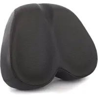 INF Ergonomisk komfortabel gelcykelsaddel - trykaflastning & stødabsorberende cykelsæde Black