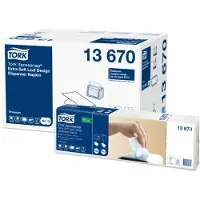 Tork Servietter Xpressnap N4 Extra soft Premium, 13670, 2-lags, 5 x 100 stk.