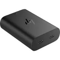 HP - USB-C strømadapter - halogenfri, venstre forbindelse - AC 115/230 V - 65 Watt - Europa