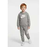 Nike Sweatsæt - Gråmeleret m. Hvid - - 12 mdr - Sweatsæt