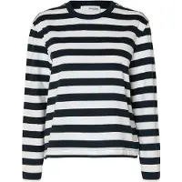 Selected Essential Boxy T-shirt Med Lange ærmer
