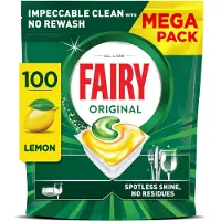 Fairy Indaplovių tabletės Platinum All In One Lemon, 100 vnt., citrinų kvapo
