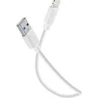 Cellularline USB-kabel, , 2.0, USB-A til Lightning, hvid, 1,2 m