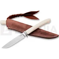Lionsteel Ago - White micarta kniv