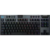 Logitech G G915 X - Tastatur - LIGHTSPEED - TKL - bagbelyst - trådløs - Bluetooth 5.0, 2.4 GHz, USB - QWERTY - nordisk (dansk/finsk/norsk/svensk) - tastkontakt: GL Linear - sort