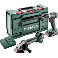 Metabo COMBO-sæt 18V 2.6.5 18 V (BS 18 L BL + W 18 L BL 9-125 Quick) 1x2,0Ah 1x4,0Ah METABOX