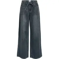Object Bindebånd I Taljen Jeans Med Vide Ben