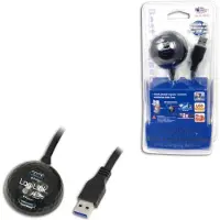 Logilink USB-kabel USB 3.2 Gen1 USB-A-hanstik, USB-A-hunstik 1.50 m Sort CU0035