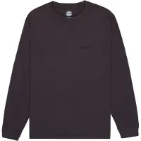 Element - T-shirts - Lowcase Pigment LS Tee Off Black til UnisexBomuld - Størrelse M - Sort