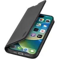 SBS TEBKLITEIP1561K, Tegnebogsetui, Apple, iPhone 15, 15,5 cm (6.1), Sort