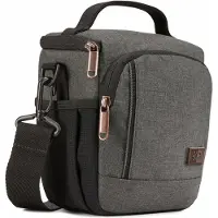 Case Logic Era CECS-102 Obsidian, Topfyldt etui, Universel, DSLR, Mirrorless camera, Skulderrem, Grå