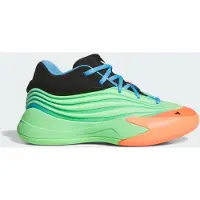 Adidas Børne Dame X Basketballsko Lime Burgundy/Signal Coral/Blue Burst