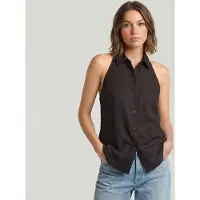 G-Star Fluid Halter Top - Black - Women