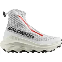 Salomon - Trail løbesko - S/Lab Ultra White / Fiery Red / Vanilla Ice til UnisexUld - Størrelse 42 2/3 - Rød