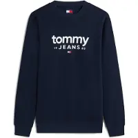 Tommy Hilfiger Sweatshirt 'Logo Graphic' navy / rød / hvid