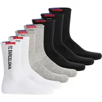 FC Barcelona Sokker grå-meleret / sort / hvid