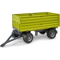 BRUDER Fliegl Three way tipp. trailer with removable top