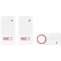 Emos P5750.2R, Rød, Hvid, 110 dB, Hjem, Kontor, IP44, 2 stk, 1 stk