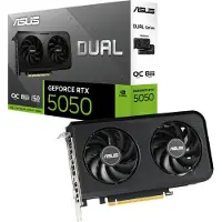 Asus GeForce RTX 5050 DUAL OC - 8GB GDDR6 RAM - Grafikkort