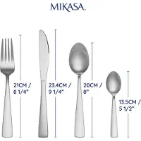 MIKASA Harlington Bestiksæt 24 Stykker
