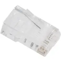 Lanberg Pass Trough - Netværk-konnektor - RJ-45 (han) - UTP - CAT 6 (pakke med 100)