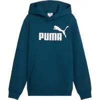Puma ESS No. 1 Logo Fleece Hoodie Youth, Clothing, Midnight Petrol, 11-12Y
