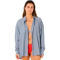 Rip Curl Beach Days Pinstripe Skjorte Med Lange ærmer